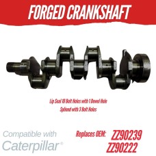 CATERPILLAR 3054C/E C4.4T/TA FORGED CRANKSHAFT 232-7400 ZZ90222 ZZ90239 10 HOLE