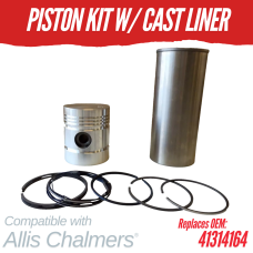 PISTON RING LINER KIT W/ CAST LINER FOR ALLIS CHALMERS - A3.152 / A4.203 - U5MK0033 