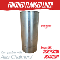 FINISHED FLANGED LINER FOR ALLIS CHALMERS / PERKINS A4.236  W/ 4.103" OD 3135X032 