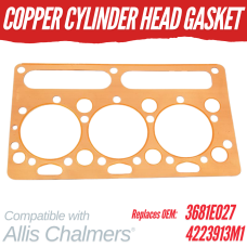 COPPER CYLINDER HEAD GASKET FOR ALLIS CHALMERS / PERKINS AG3.152 AD3.152 3681E027 4223913M1 