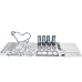 IN-FRAME ENGINE OVERHAUL KIT FOR CLARK  - PERKINS 4.236 CY60-70 EARLY 