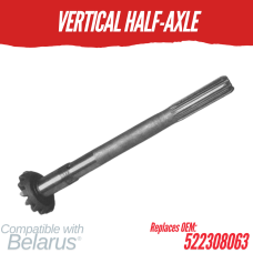 VERTICAL HALF-AXLE FOR BELARUS TRACTOR