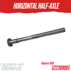 HORIZONTAL HALF-AXLE FOR BELARUS TRACTOR REPLC: 522308065