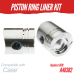 PISTON RING LINER KIT FOR CASE 207D LATE COMBUSTION BOWL 2.600" 450B 580B REPLC: A46382 
