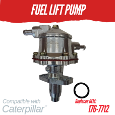 FUEL LIFT PUMP FOR CATERPILLAR C1.5, C1.7, C2.2, 3013C, 3024, 3024C, 3024T 