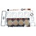 HEAD GASKET SET FOR CUMMINS 4B 4BT 4BTA  450C 480E 580K 5160 9010 REPLC 3804896 76193511