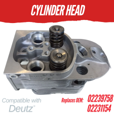 CYLINDER HEAD FOR DEUTZ ENGINE BF4L912, BF4L913, F4L912, F5L912, BF6L912 REPLC: 02239758