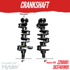 CRANKSHAFT FOR HYSTER A4.236 / A4.248 LIP SEAL ZZ90081 3637401M91