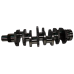CRANKSHAFT FOR INTERNATIONAL D268 ENGINES 844S 845 884 885 895 4230 3228376R91