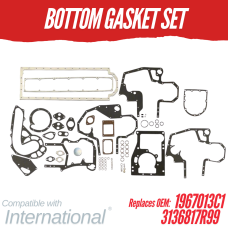 BOTTOM GASKET SET FOR INTERNATIONAL D310 D358 686 756 826 886 2706 REPLC:1967013C1