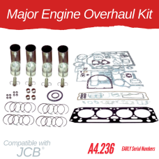 MAJOR ENGINE OVERHAUL KIT FOR JCB / PERKINS 4.236 EARLY SERIAL NUMBERS 3CX 410 520