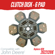 Clutch Disk - 6 Pad for John Deere
