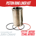 PISTON KIT FOR JOHN DEERE 3.152D 4.202 6.303D LATE 450 540 699 710 1020 2120 REPLC: AR71591 