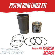 PISTON KIT FOR JOHN DEERE 3.179D 3029D 4.239D 4039D 6.359D 6059D REPLC: RE30250 RE24458