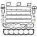 HEAD GASKET SET  FOR JOHN DEERE 6.076T/A/H 644E 850C 4960 7700 8100 REPLC:  RE29859 RE526730