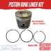 PISTON KIT FOR JOHN DEERE 4045T/H 6068T/H POWERTECH TURBO 280 6430 REPLC: RE527039 RE536083