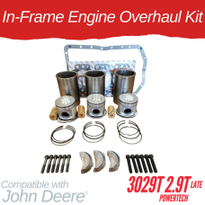 IN-FRAME ENGINE OVERHAUL KIT JOHN DEERE 3029T 2.9T - POWERTECH (LATE) - 250 5310 