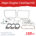 MAJOR ENGINE OVERHAUL KIT FOR JOHN DEERE 3.152D LATE - 510 820 1020 300 301 350A