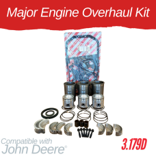 MAJOR ENGINE OVERHAUL KIT FOR JOHN DEERE 3.179D - 1850 2040 2150 2240 5000 350D 