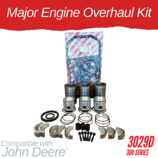 MAJOR ENGINE OVERHAUL KIT FOR JOHN DEERE 3029D - 300 SERIES - 5200 5300 5400 