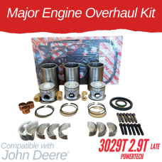 MAJOR ENGINE OVERHAUL KIT FOR JOHN DEERE 3029T 2.9T - POWERTECH (LATE) - 250 5310 