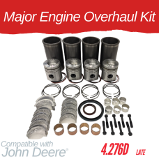 MAJOR ENGINE OVERHAUL KIT FOR JOHN DEERE 4.276D - 410C 510B 450E 455G 490D LATE 