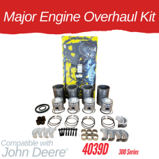 MAJOR ENGINE OVERHAUL KIT FOR JOHN DEERE 4039D - 300 SERIES - 210D 310D 400G 290D 