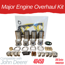 MAJOR ENGINE OVERHAUL KIT FOR JOHN DEERE 4045D - POWERTECH  - 310E 450H 270 5410 324H