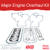 MAJOR ENGINE OVERHAUL KIT FOR JOHN DEERE 4045D - POWERTECH  - 310E 450H 270 5410 324H