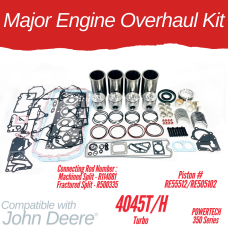 MAJOR ENGINE OVERHAUL KIT FOR JOHN DEERE 4045T/H - POWERTECH TURBO - 450G 6420 160LC