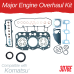 MAJOR ENGINE REBUILD KIT FOR KOMATSU 3D76E INDIRECT INJECTION NON TURBO