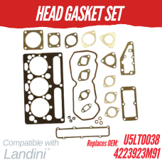 HEAD GASKET SET FOR LANDINI - 4830 5500 5840  PERKINS AD3.152 U5LT0038 / 4223923M91