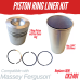 3 RING PISTON RING LINER KIT FOR MASSEY FERGUSON / PERKINS A4.248 LATE  CK2481 - 194 275 290