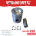 PISTON RING LINER KIT FOR MASSEY FERGUSON / PERKINS A4.236 W/ LINER OD 4.103" U5MK0286 