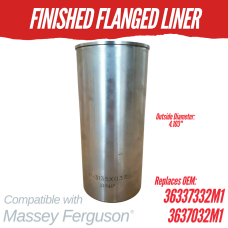 FINISHED FLANGED LINER FOR MASSEY FERGUSON / PERKINS A4.236 / T4.236  W/ 4.103" OD 3135X032 