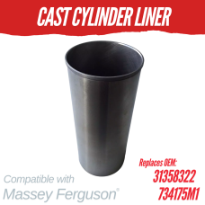 CAST CYLINDER LINER FOR MASSEY FERGUSON / PERKINS AG3.152 AD3.152 AD4.203 739043M1 31358345 