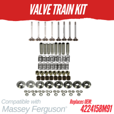 VALVE TRAIN KIT FOR MASSEY FERGUSON PERKINS A4.212, A4.236, A4.248 REPLC: 4224158M91