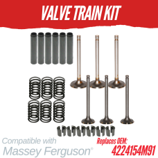 VALVE TRAIN KIT FOR MASSEY FERGUSON PERKINS REPLC: 4224154M91