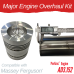 MAJOR ENGINE OVERHAUL KIT FOR MASSEY FERGUSON - PERKINS AD3.152 135 235 2200 