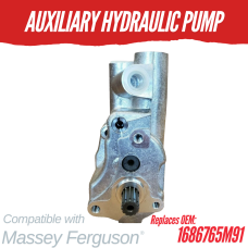 AUXILIARY HYDRAULIC PUMP FOR MASSEY FERGUSON 2605 2615 1686765M91