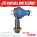 BALL JOINT ASSY - LH FOR MASSEY FERGUSON 2605, 2615, 2635 2127913K1