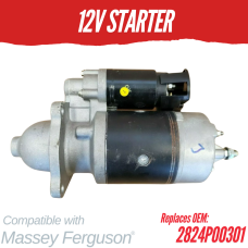 STARTER 12V FOR MASSEY FERGUSON 2605, 2615, 2635 2824P00301