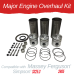 MAJOR ENGINE OVERHAUL KIT FOR MASSEY FERGUSON 2605 WITH S325.3 ENGINE