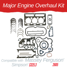 MAJOR ENGINE OVERHAUL KIT FOR MASSEY FERGUSON 2605 WITH S325.3 ENGINE