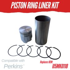 PISTON RING LINER KIT FOR PERKINS 4.108445 4600 E146 L555 M434-4 U5MK0118