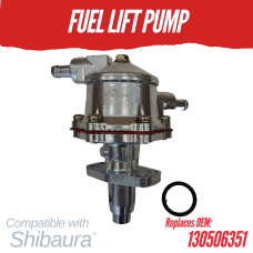FUEL LIFT PUMP FOR SHIBAURA N843-D, N843L, N844L-D, N844LT-C REPLC: 130506351