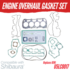 ENGINE OVERHAUL GASKET SET FOR SHIBAURA N844L / N844L-C 2.216L 