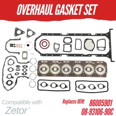 ENGINE OVERHAUL GASKET SET FOR ZETOR TRACTOR Z8601 Z8701 86005901 11211 12045 14145 16245