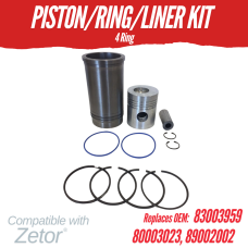 PISTON/RING/LINER KIT FOR ZETOR 83003959 4 RING Z8001 Z8601 8011 8045 12011 12045
